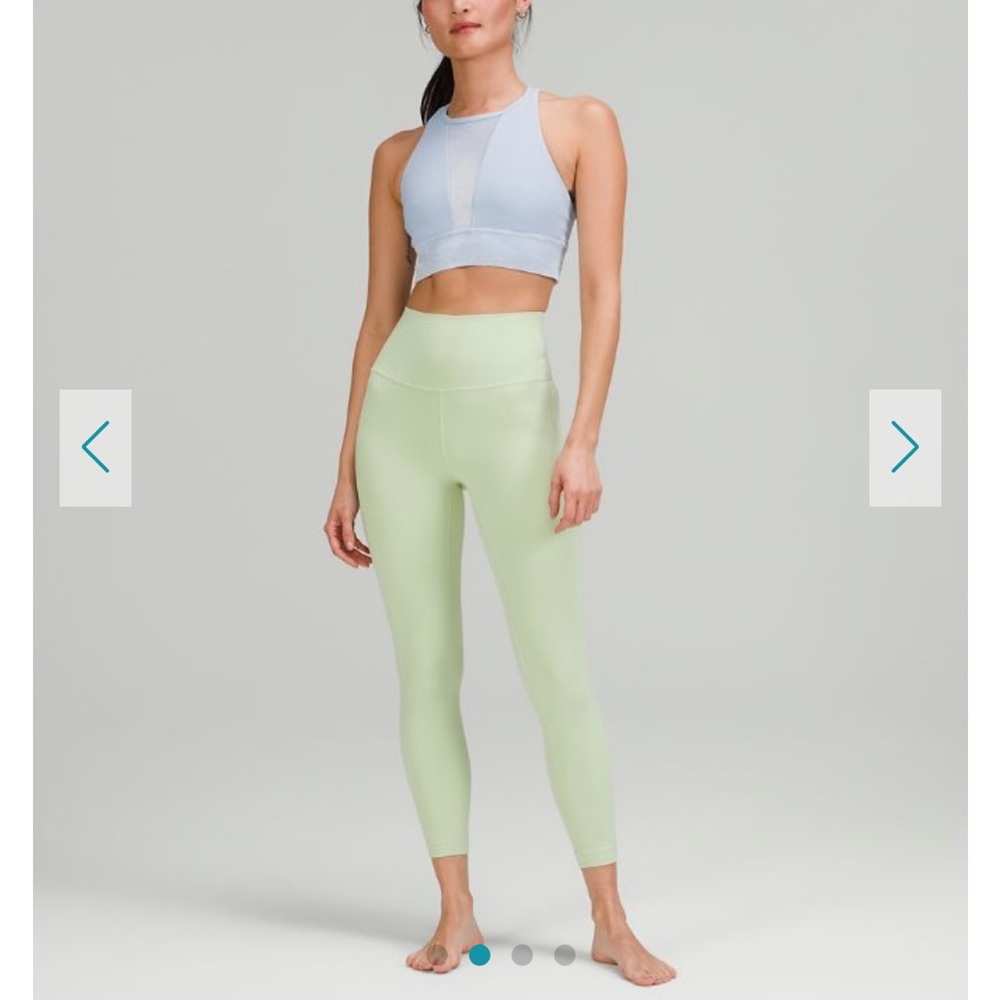 NWOT Lululemon align leggings 28in, size 4 Creamy Mint